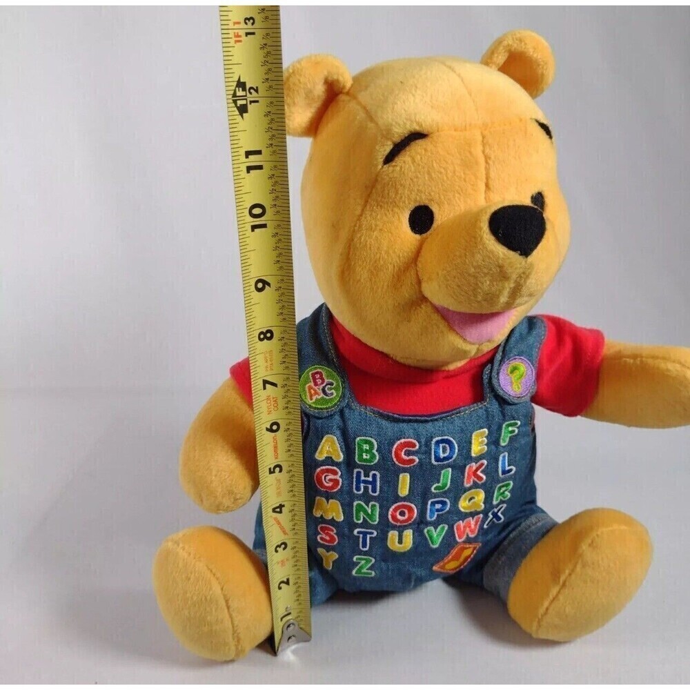 VTG 2001 Fisher Price Winnie The Pooh Alphabet Plush, Sings Song (Not Alphabet) - Picture 4 of 4